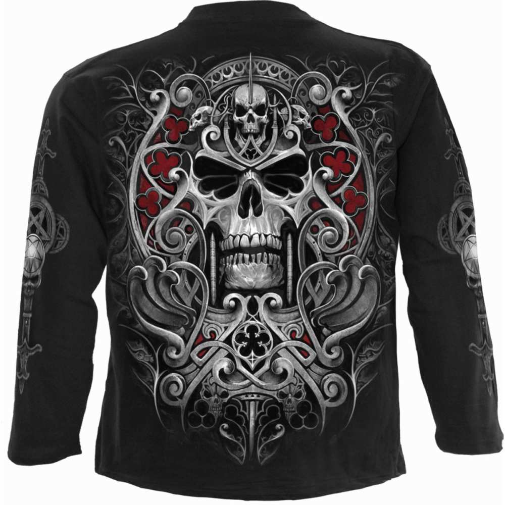 Spiral - REAPER'S DOOR Longsleeve shirt - Black
